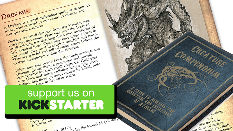 Creature Compendium Kickstarter